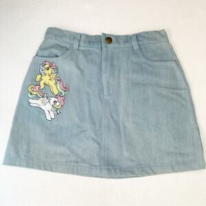 Unique Vintage My Little Pony Denim Shorts. New With Tags.